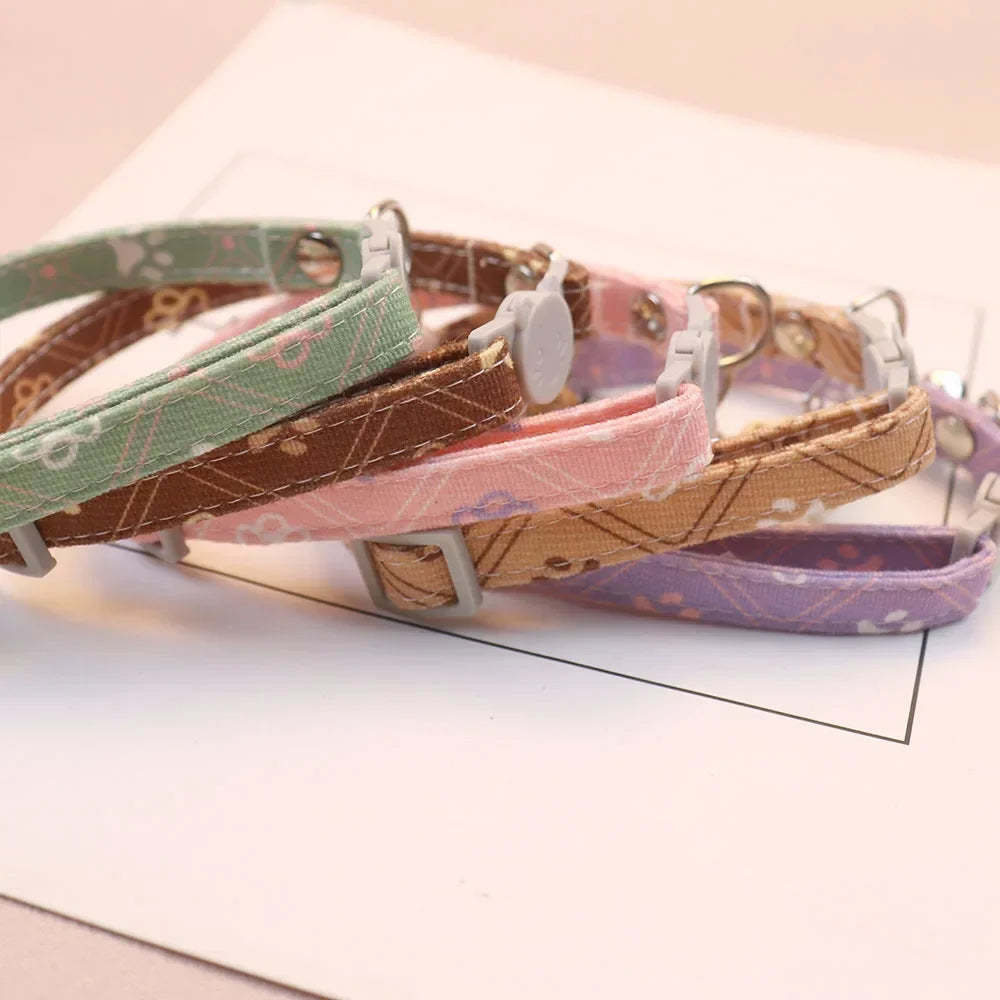 Cute Neck Pet Collar with Bell