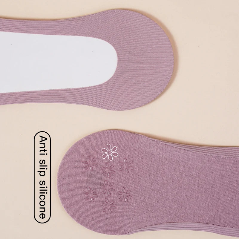 4 Pairs Women Summer Thin Sock
