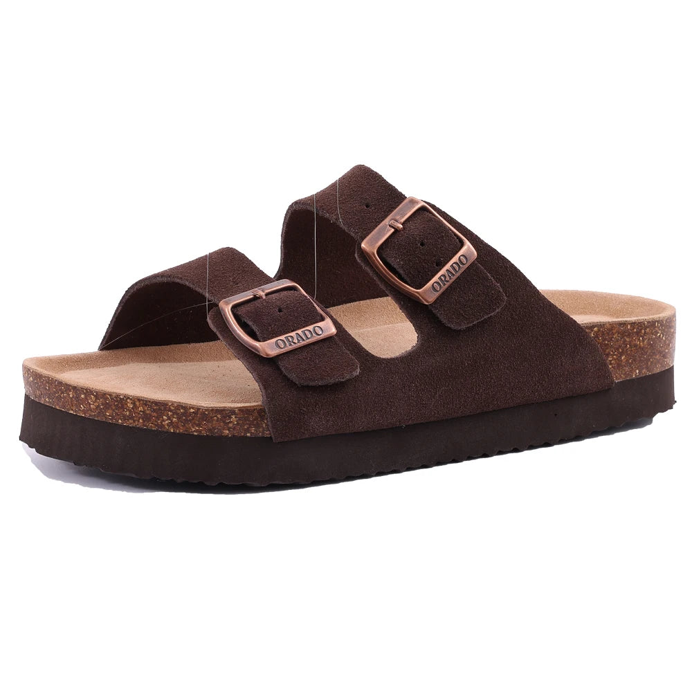 Comwarm Fashion Women's Suede Mules Slippers