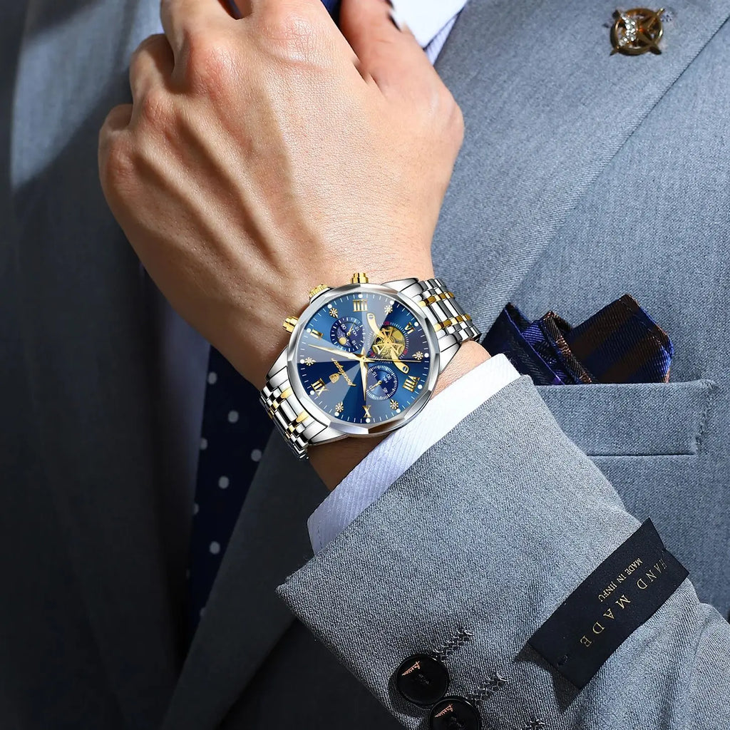 POEDAGAR Original Luxury Men's Watch