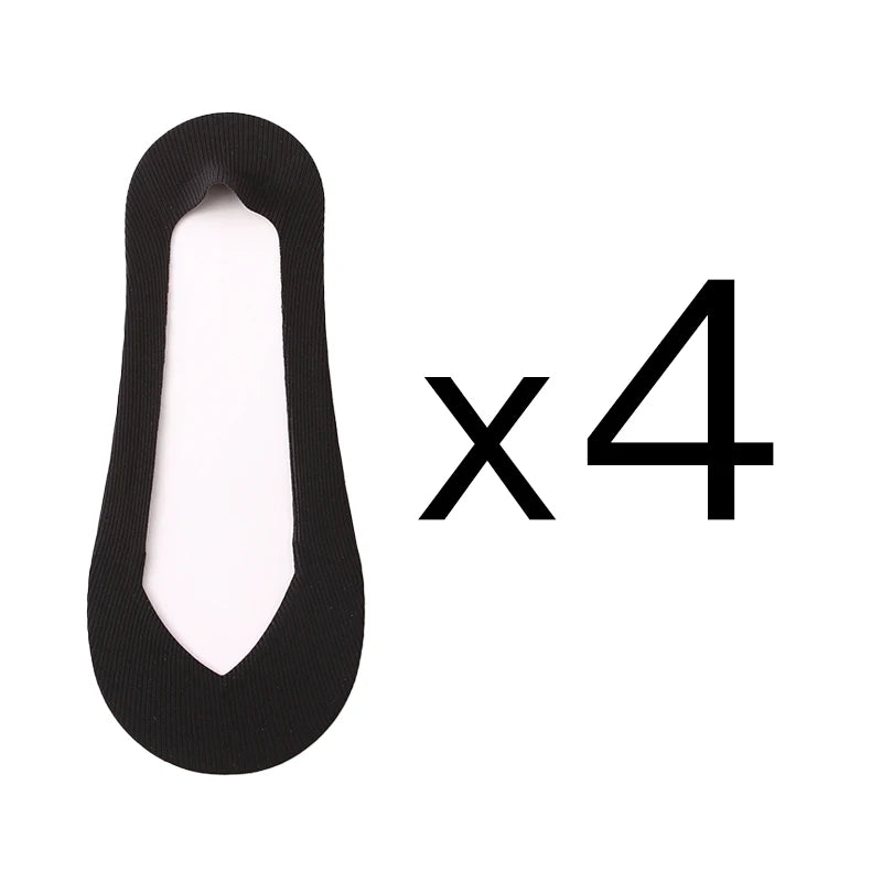 4 Pairs Women Summer Thin Sock