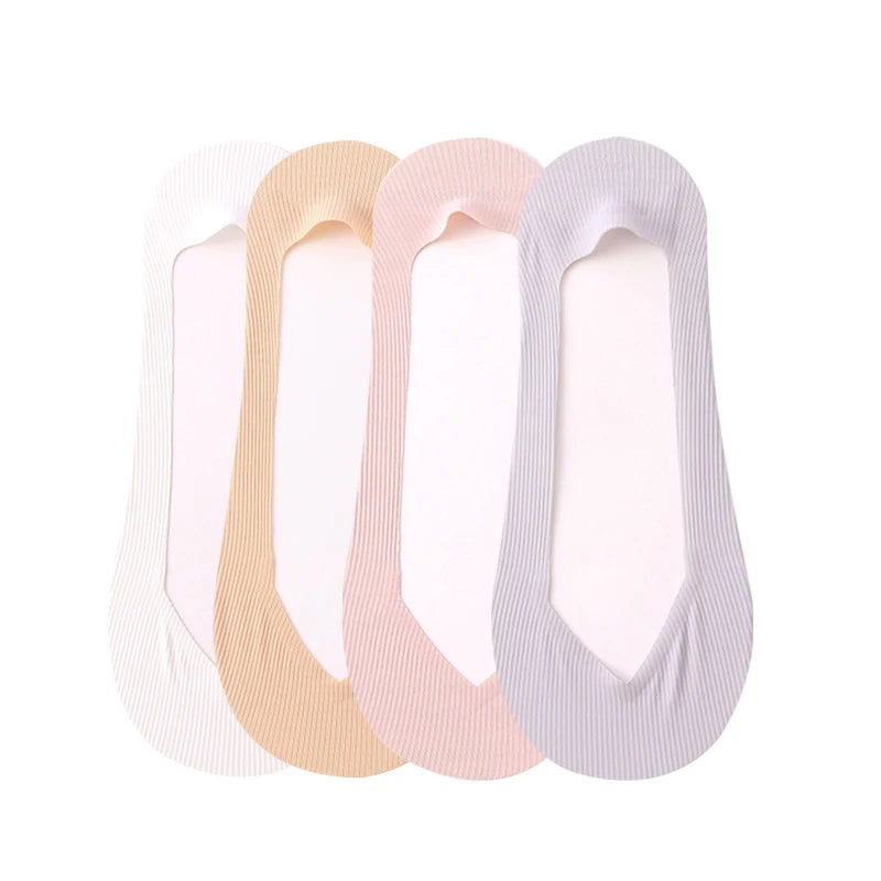 4 Pairs Women Summer Thin Sock