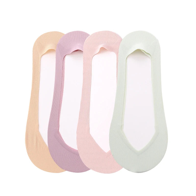 4 Pairs Women Summer Thin Sock