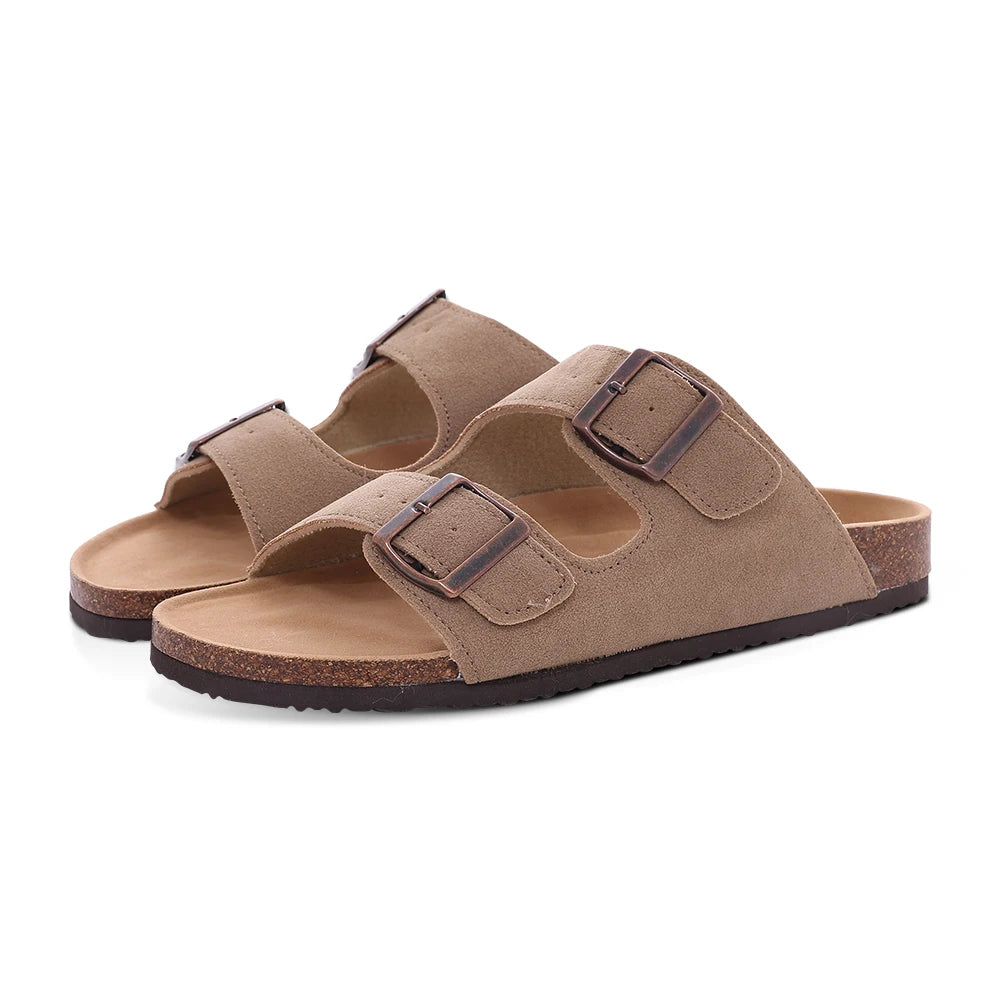 Comwarm Fashion Women's Suede Mules Slippers