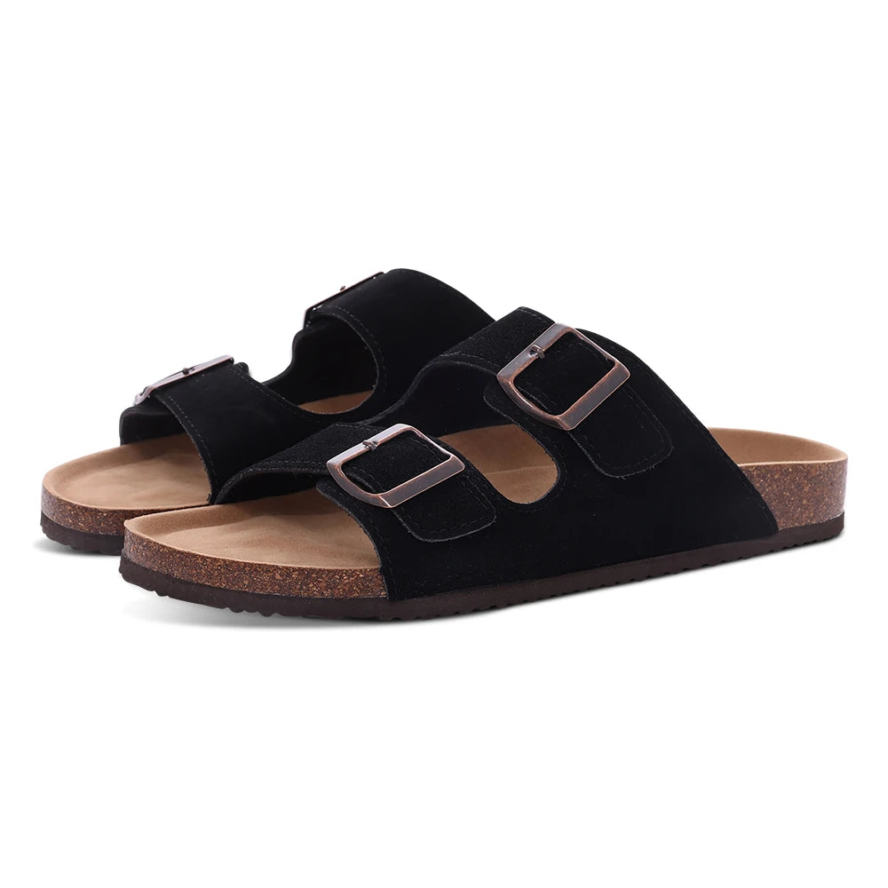 Comwarm Fashion Women's Suede Mules Slippers