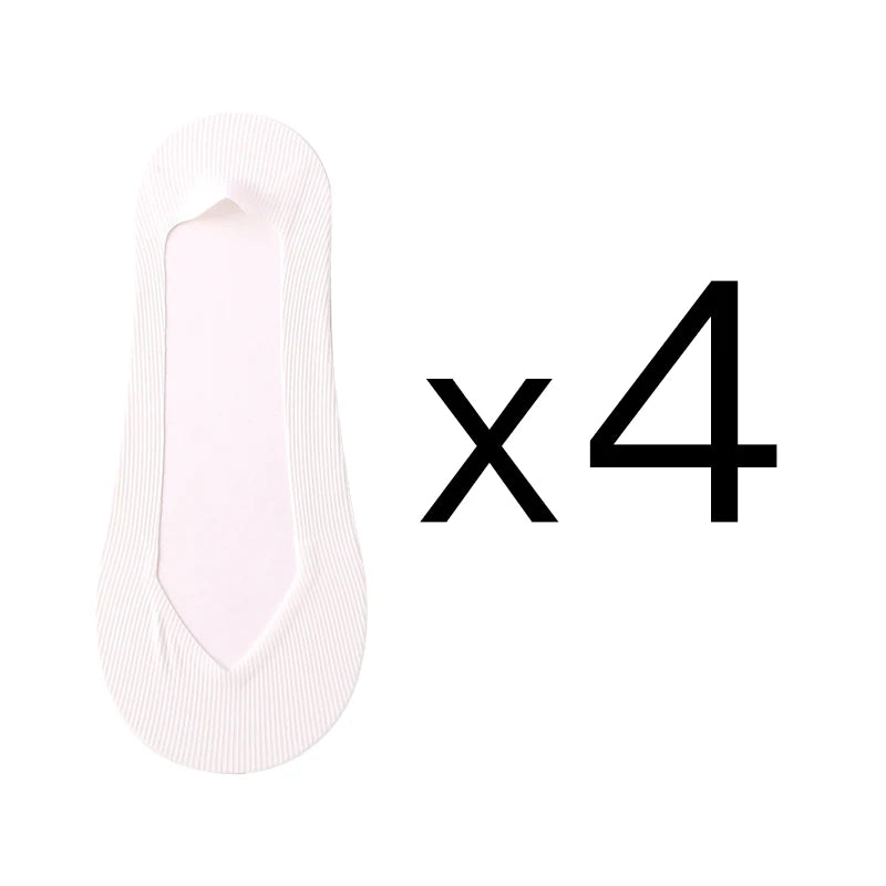 4 Pairs Women Summer Thin Sock
