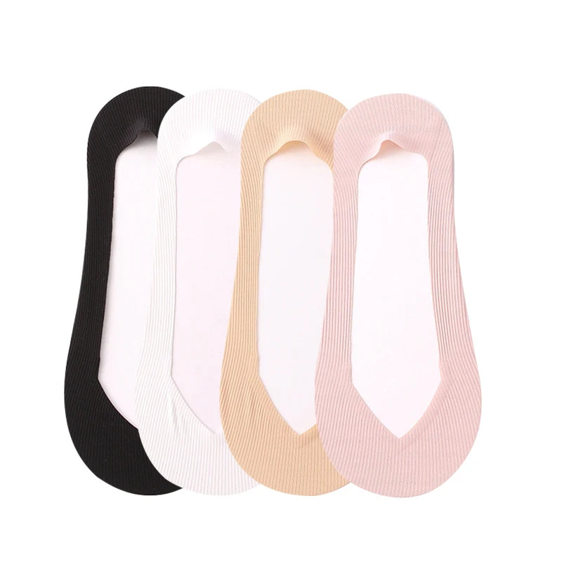 4 Pairs Women Summer Thin Sock