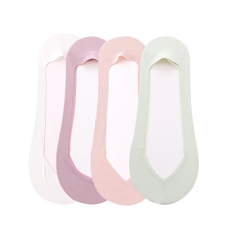 4 Pairs Women Summer Thin Sock