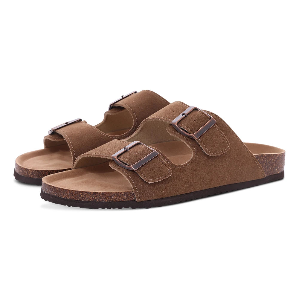 Comwarm Fashion Women's Suede Mules Slippers