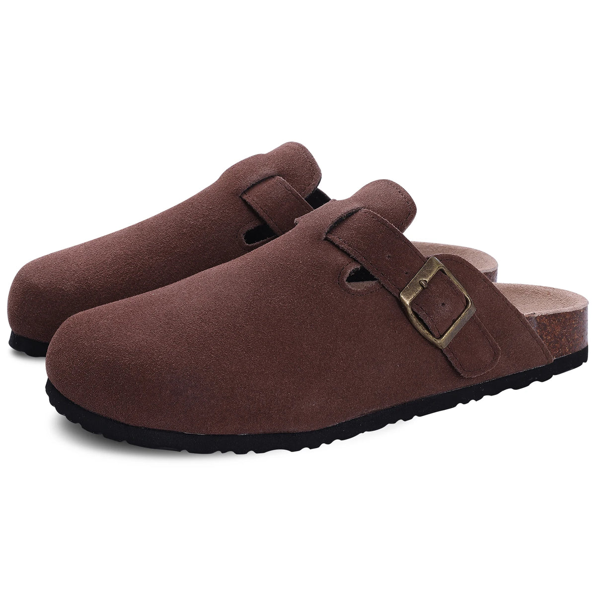 Comwarm Fashion Women's Suede Mules Slippers