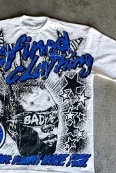 Bad Boy Graphic Print Cotton T-Shirt casual