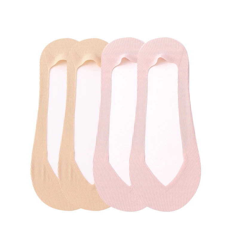 4 Pairs Women Summer Thin Sock