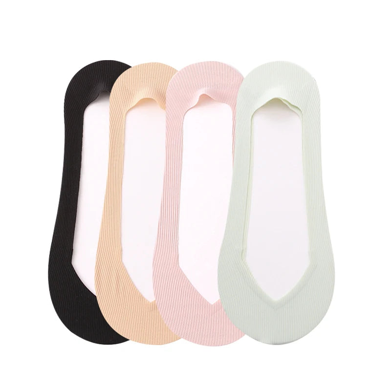 4 Pairs Women Summer Thin Sock