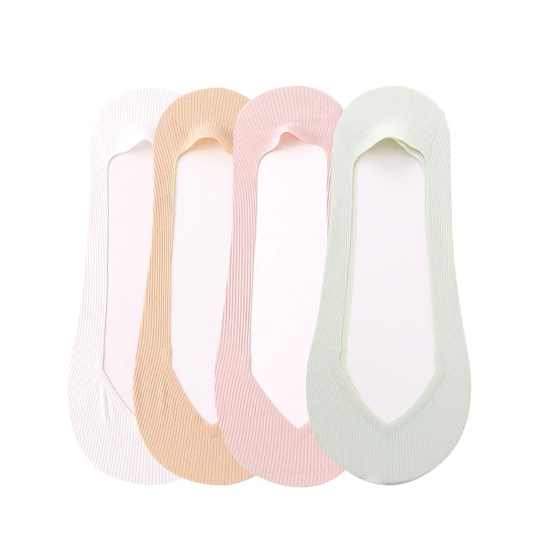 4 Pairs Women Summer Thin Sock