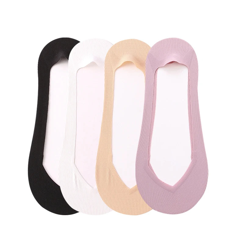 4 Pairs Women Summer Thin Sock