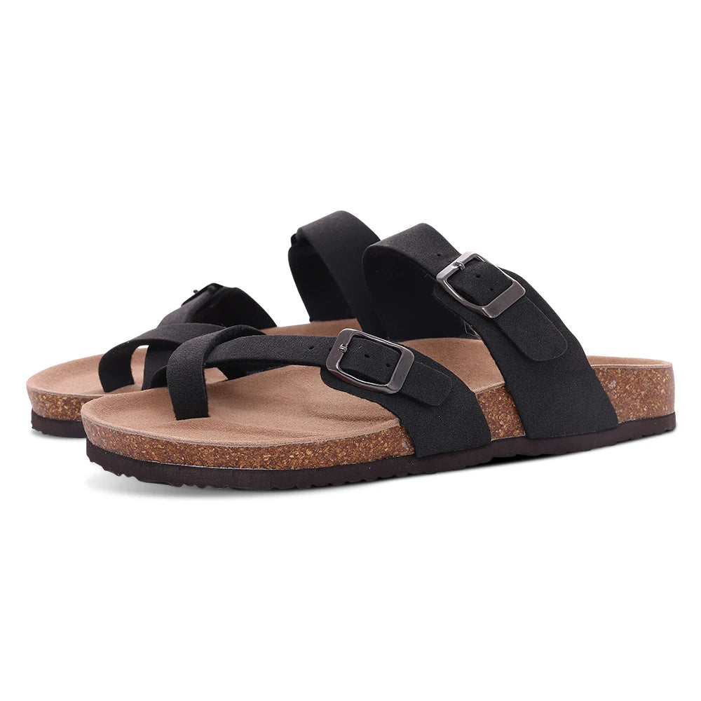 Comwarm Fashion Women's Suede Mules Slippers
